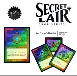 Magic the Gathering Secret Lair Dan Frazier's Mox Box Foil-Etched Edition Sealed - Image 3