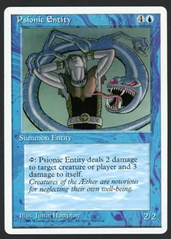 ***Psionic Entity*** MTG Alternate 4th Edition Magic Kid Icarus - Image 1