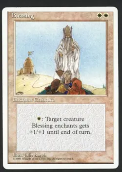 ***Blessing*** MTG Alternate 4th Edition Magic Kid Icarus - Image 1