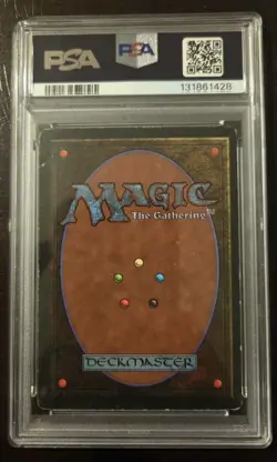 1994 MTG Magic: The Gathering VOLCANIC ISLAND Revised PSA 5 Ex - Image 2