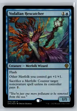 Vodalian Hexcatcher Holo R Dominaria United 75 NM - Image 1