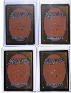 (4) Lot 1995 Magic The Gathering Ice Age Pyroblast - Image 2