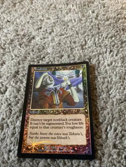 Vendetta Foil 1999 Mercadian Masques MTG Light Play Condition - Image 2