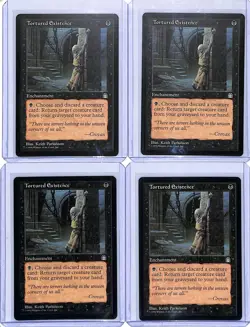 (4) Lot 1998 Magic The Gathering Stronghold Tortured Existence - Image 1