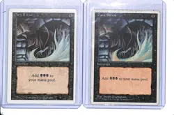(2) Lot 1993 Magic The Gathering Unlimited Edition Dark Ritual - Image 1