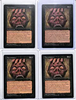 (4) Lot 1997 Magic The Gathering Visions Necromancy - Image 1
