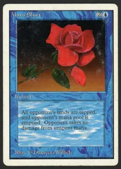 ***Unlimited Mana Short (Indents & Moisture Damage)*** MTG Unlimited Kid Icarus - Image 1