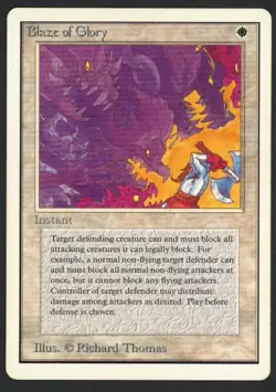 ***Unlimited Blaze of Glory (Indents)*** MTG Unlimited Magic Kid Icarus - Image 1