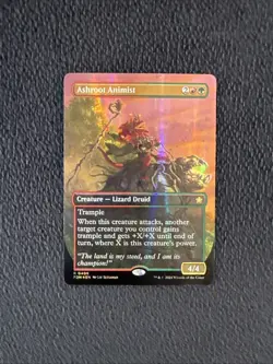 Ashroot Animist - MANA FOIL BORDERLESS - Foundations - NM MTG - Image 1