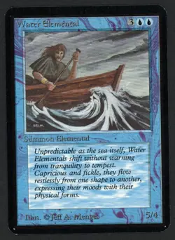 ***Alpha Water Elemental*** MTG Alpha Magic Kid Icarus - Image 1