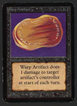 ***Alpha Warp Artifact*** MTG Alpha Magic Kid Icarus - Image 1