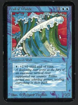***Alpha Wall of Water*** MTG Alpha Magic Kid Icarus - Image 1