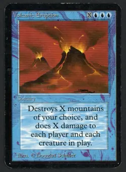 ***Alpha Volcanic Eruption*** MTG Alpha Magic Kid Icarus - Image 1
