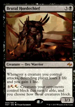 Fate Reforged #64 Brutal Hordechief - Image 1