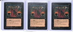 (3) Lot 1995 Magic The Gathering Ice Age Dark Ritual - Image 1