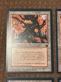 Mishra's Factory x4 ITALIAN Renaissance, Fabbrica di Mishra UNPLAYED (NM+) MTG - Image 2