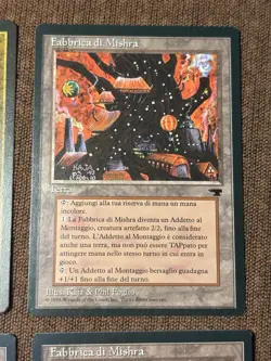 Mishra's Factory x4 ITALIAN Renaissance, Fabbrica di Mishra UNPLAYED (NM+) MTG - Image 4