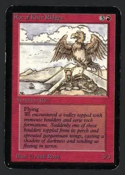 ***Alpha Roc of Kher Ridges*** MTG Alpha Magic Kid Icarus - Image 1