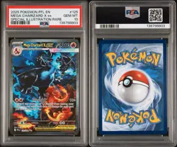 PSA 10 2025 POKEMON PFL ENGLISH #125 MEGA CHARIZARD X EX SP ILLUSTRATION RARE - Image 5