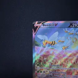 2022 Pokemon SWSH Astral Radiance 161/189 Beedrill V NM/M - Image 3