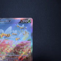 2022 Pokemon SWSH Astral Radiance 161/189 Beedrill V NM/M - Image 4