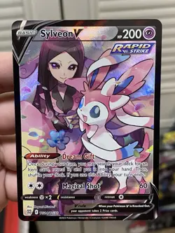 Pokemon TCG Sylveon V TG14/TG30 Swsh09: Brilliant Stars Trainer Gallery NM - Image 1