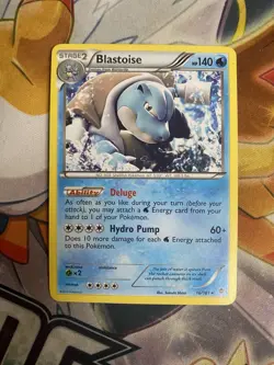 Pokemon Blastoise #16/101 Plasma Blast Rare Holo MP - Image 1