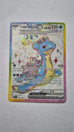 Lapras ex 158/142 Sv07: Stellar Crown Holo Pokemon TCG Near Mint - Image 1