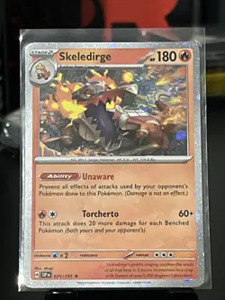 Pokemon - Skeledirge 031/191 Cosmos Holo Rare Promo S&V Surging Sparks NM - Image 1