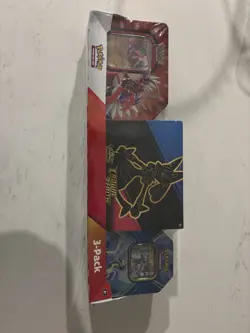 Costco Pokemon 3 Pack Bundle CROWN ZENITH ETB + 2 Tins NEW/SEALED - Image 2