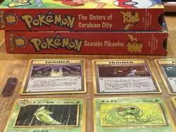 11 Japanese Pokemon TCG Pocket Monsters 1996: Pikachu Y-2000 Coin. Two 98’ VHS - Image 5