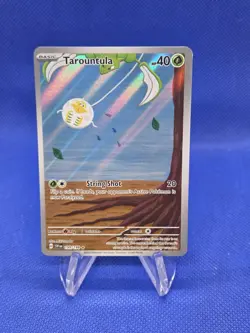 Pokemon SV01 Scarlet Violet Base Set Tarountula 199/198 lllustration Rare IR NM - Image 1