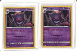(2) Lot 2022 Pokemon SWSH Gengar Holo Lost Origin Prerelease Promo #SWSH241 - Image 1