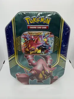 2016 Pokemon XY Steam Siege Battle Heart Volcanion EX Factory Sealed Tin - Image 1