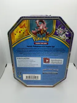 2016 Pokemon XY Steam Siege Battle Heart Volcanion EX Factory Sealed Tin - Image 2