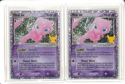 (2) Lot 2021 Pokemon Celebrations Classic Collection Mew ex #88/92 - Image 1
