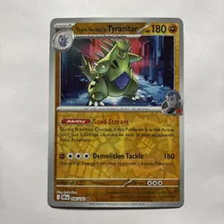 Team Rocket's Tyranitar - 096/182 - Destined Rivals - Reverse Holo Rare - NM/M - Image 1