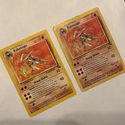 Pokemon TCG Kabutops 24/62 Fossil NM & MP - Image 1