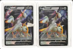 (2) Lot 2022 Pokemon SWSH Brilliant Stars Arceus V #122 - Image 1