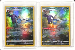 (2) Lot 2022 Pokemon SWSH Brilliant Stars Vaporeon Trainer Gallery FA #TG02 - Image 1