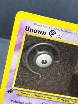 Unown [C] 57/105 1st Edition Rare Neo Destiny POKEMON 2000 Light Play LP - Image 2