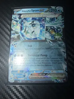 Pokemon Wellspring Mask Ogerpon ex 064/167 Twilight Masquerade Holo EX - Image 1