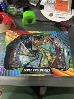 Pokemon Eevee Evolutions Premium Collection Box New Sealed Sword & Shield TCG - Image 1