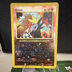 POKEMON ENTEI 34/53 WOTC PROMO REVERSE HOLO ENGLISH 80HP 2001 - Image 1