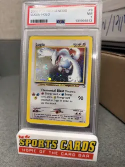 2000 POKEMON NEO GENESIS #9 LUGIA-HOLO PSA 7 - Image 1