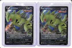 (2) Lot 2021 Pokemon SWSH Battle Styles Tyranitar V #097 - Image 1