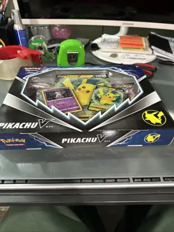 Pokemon TCG: Pikachu V Box - Factory Sealed - 4 Booster Packs 820650851179 - Image 2