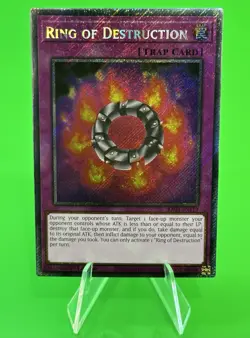 Yu-Gi-Oh Quarter Century Stampede Ring of Destruction PSR RA04-EN119 NM!!! - Image 1