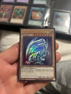 Yu-Gi-Oh Blue Eyes White Dragon LCKC-EN001 Ultra Rare Version 2 Unlimited - Image 1