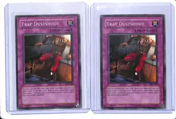(2) Lot 2003 Yu-Gi-Oh! Pharaonic Guardian Trap Dustshoot #PGD-049 - Image 1